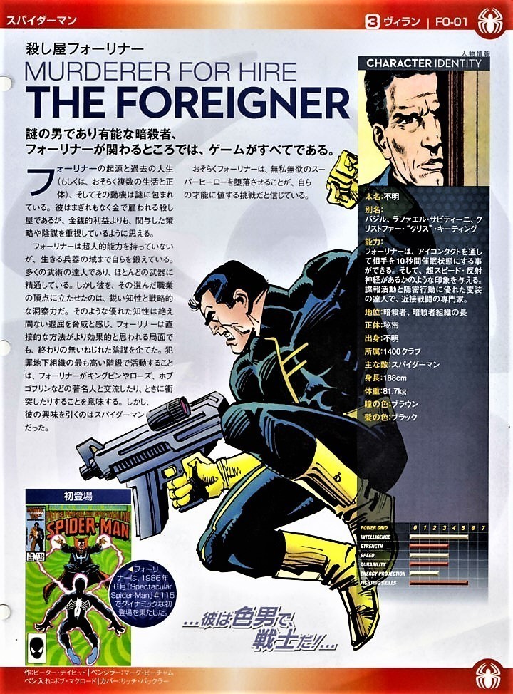 マーベル・ファクト・ファイル55号～57号: Spider-Manブログ